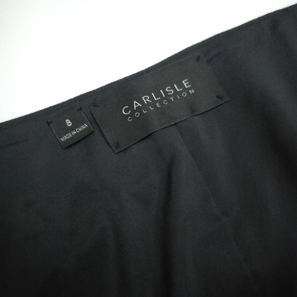 New Carlisle Collection Charcoal Gray Pencil Skirt Sz 8 - Picture 2 of 8